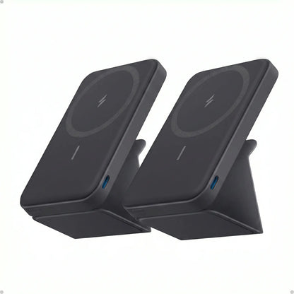 【Magnetic Power Bank】Anker 5,000Mah Magnetic Power Bank, Wireless Portable Charger with Foldable Stand & Side USB-C Port, Battery Pack for Iphone 17/16/15/14/13#Dealsforyoudays