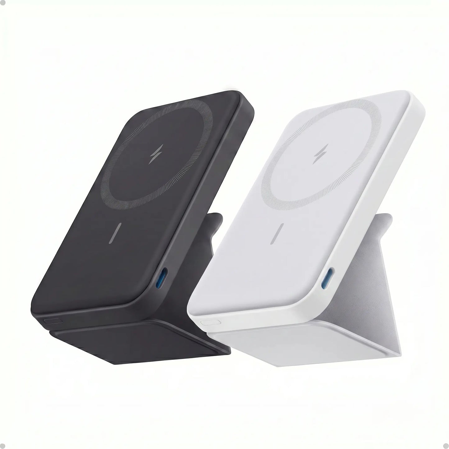 【Magnetic Power Bank】Anker 5,000Mah Magnetic Power Bank, Wireless Portable Charger with Foldable Stand & Side USB-C Port, Battery Pack for Iphone 17/16/15/14/13#Dealsforyoudays