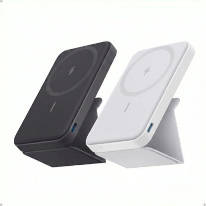 【Magnetic Power Bank】Anker 5,000Mah Magnetic Power Bank, Wireless Portable Charger with Foldable Stand & Side USB-C Port, Battery Pack for Iphone 17/16/15/14/13#Dealsforyoudays
