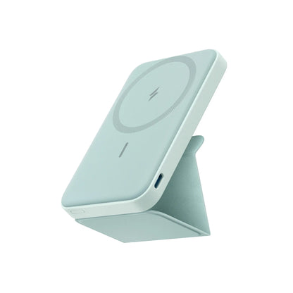 【Magnetic Power Bank】Anker 5,000Mah Magnetic Power Bank, Wireless Portable Charger with Foldable Stand & Side USB-C Port, Battery Pack for Iphone 17/16/15/14/13#Dealsforyoudays