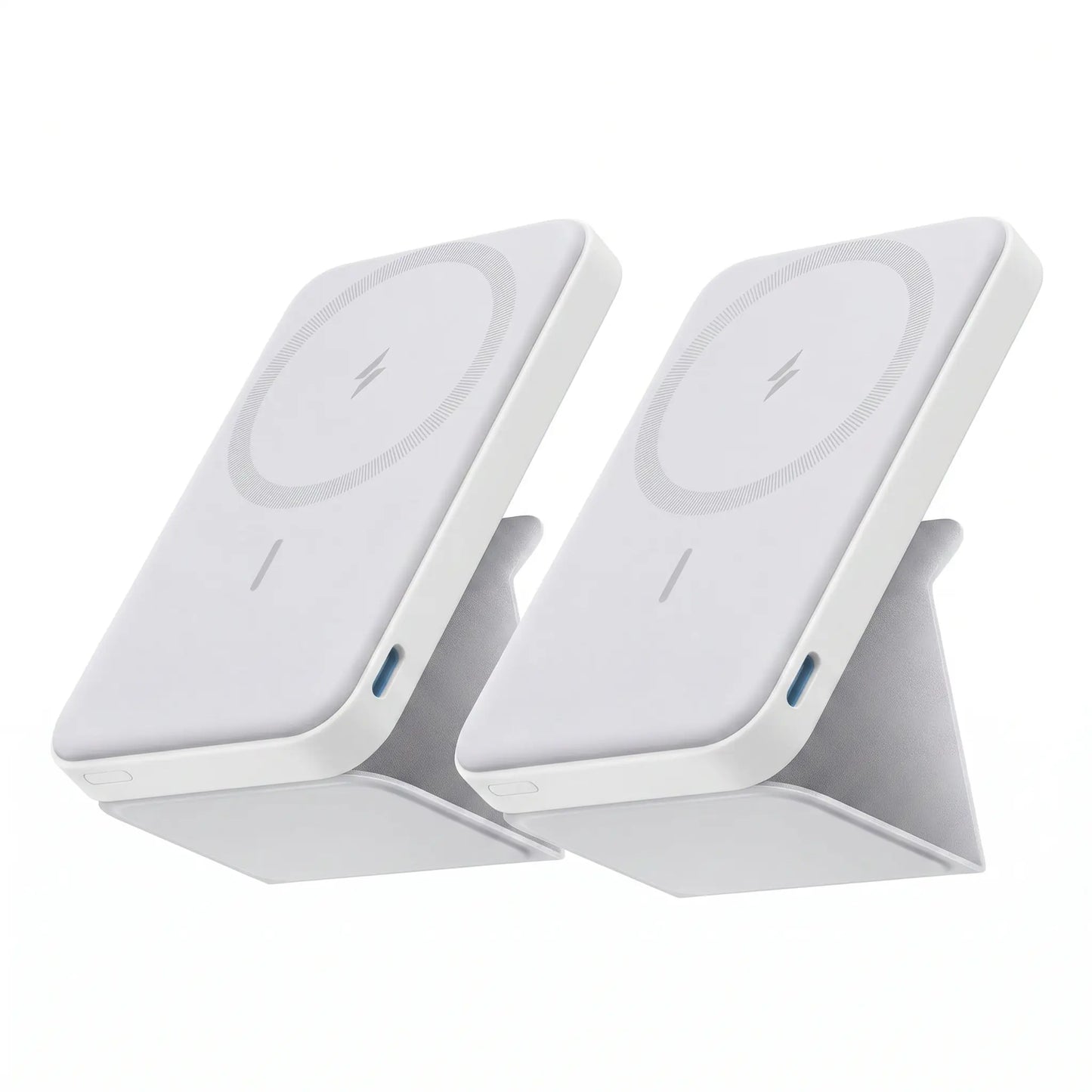 【Magnetic Power Bank】Anker 5,000Mah Magnetic Power Bank, Wireless Portable Charger with Foldable Stand & Side USB-C Port, Battery Pack for Iphone 17/16/15/14/13#Dealsforyoudays