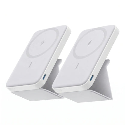 【Magnetic Power Bank】Anker 5,000Mah Magnetic Power Bank, Wireless Portable Charger with Foldable Stand & Side USB-C Port, Battery Pack for Iphone 17/16/15/14/13#Dealsforyoudays