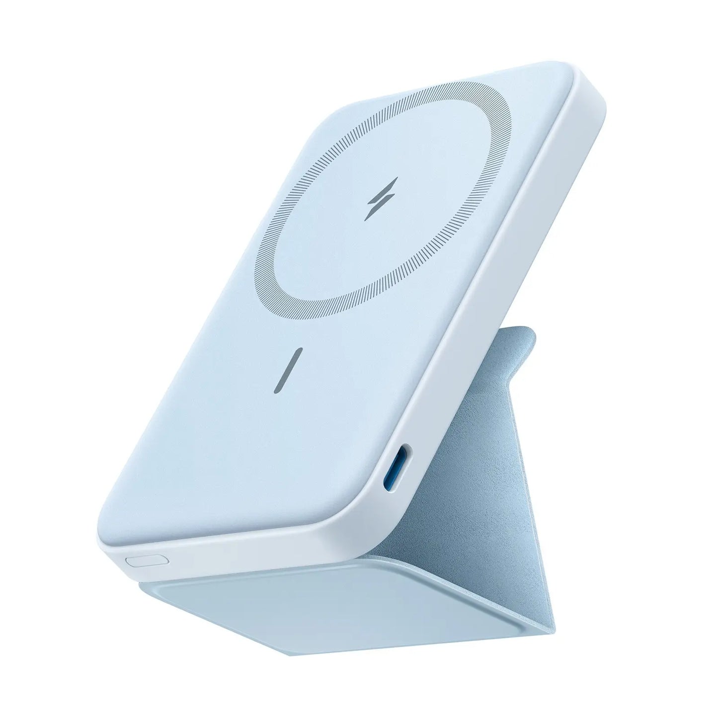 【Magnetic Power Bank】Anker 5,000Mah Magnetic Power Bank, Wireless Portable Charger with Foldable Stand & Side USB-C Port, Battery Pack for Iphone 17/16/15/14/13#Dealsforyoudays